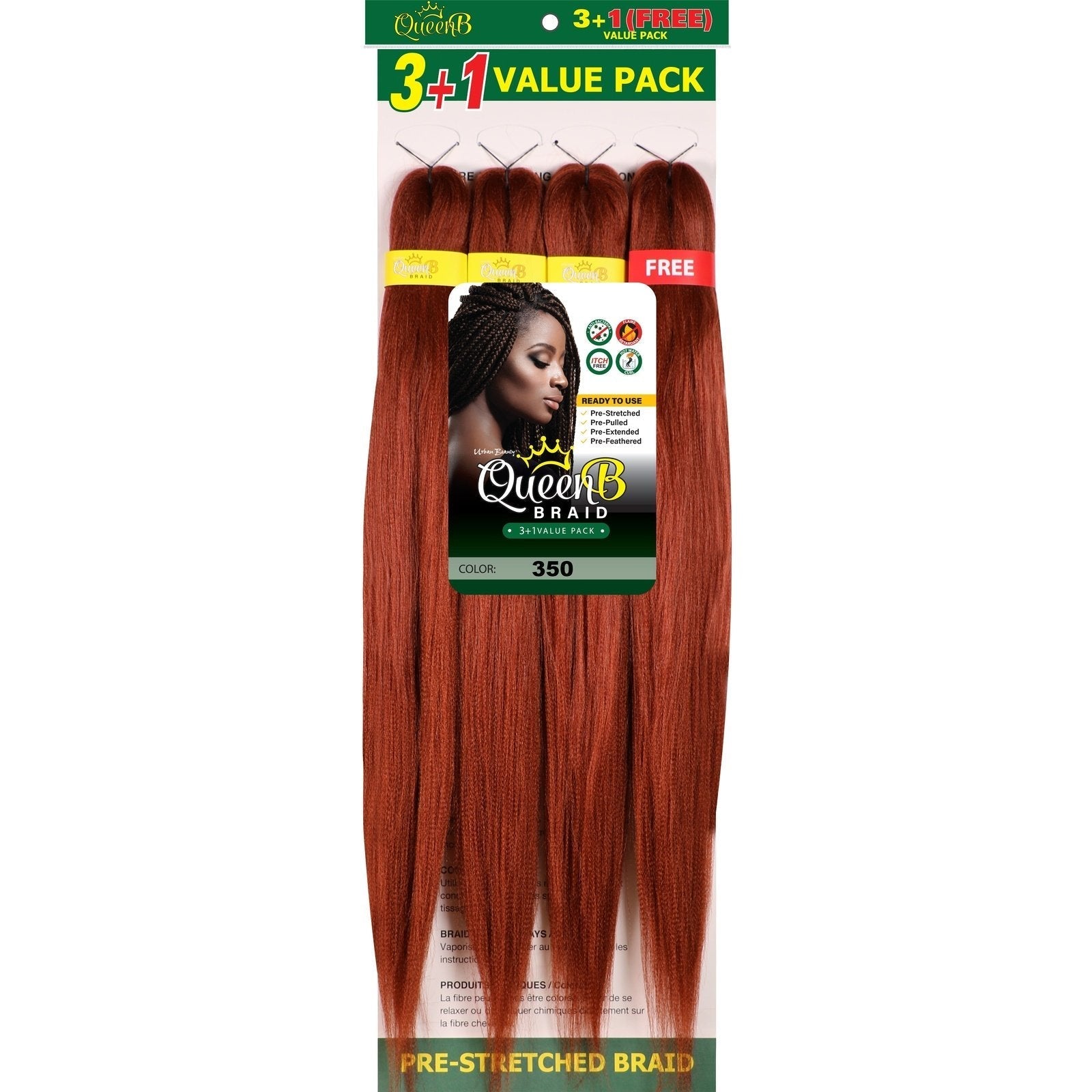 Queen B Pre-Stretched Value Pack Queen B Pre-Stretched Value Pack