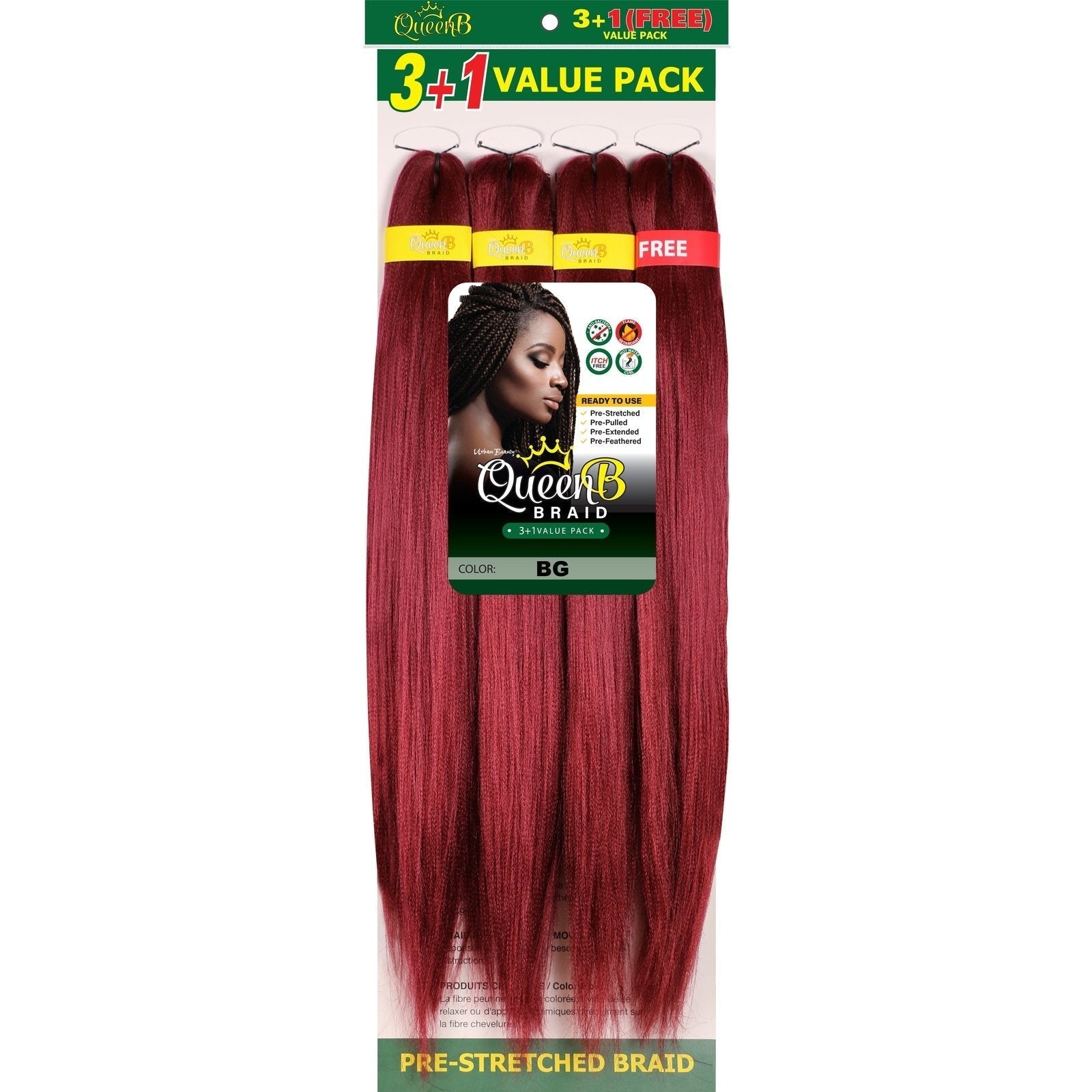 Queen B Pre-Stretched Value Pack Queen B Pre-Stretched Value Pack